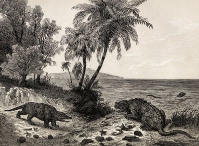 Paisaje de la Edad del Tiza de English School